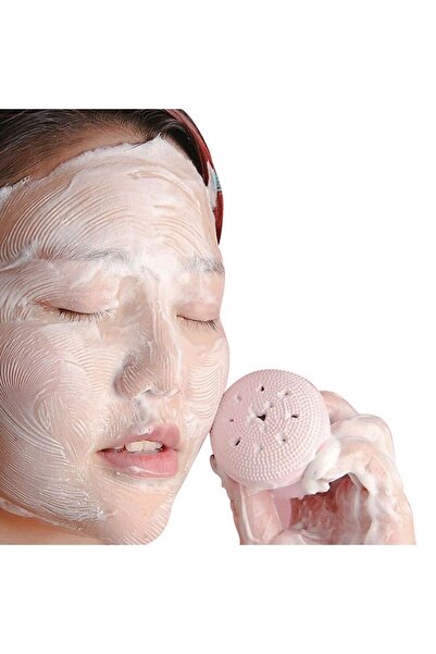 OEM Perie Roz Iepuras de Curatat & Ingrijit Fata Ø5.5x5.5cm