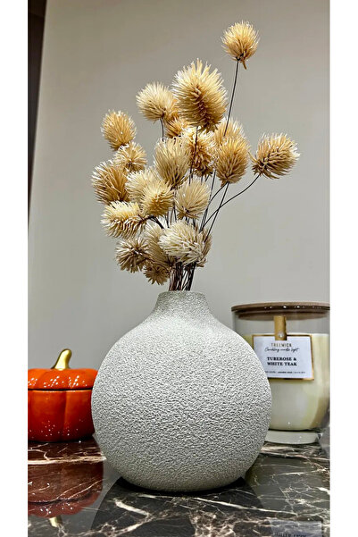 decory Tytis İskandinav Tarzı Modern Tasarım Vazo, Beton Görünümlü Dekoratif ...