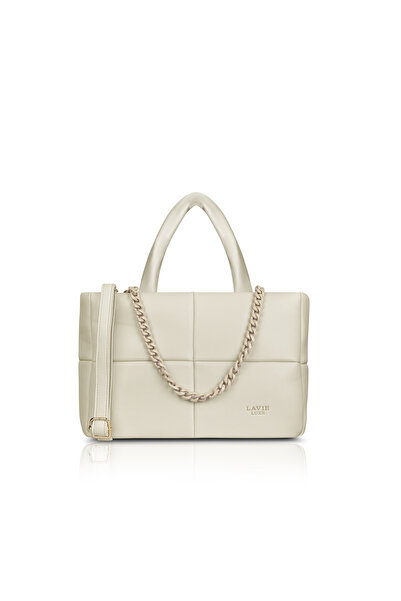 Lavie Luxe Women's Puff Extra Small Tote (Offwhite)