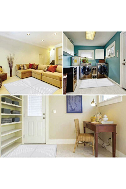 OEM Soft Modular Puzzle Mat, Contains 4 Pieces, Non-Slip, Grey