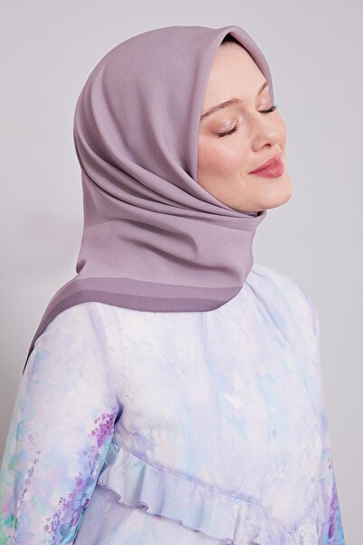 Levidor Lilac Edge Stripe Aura Scarf