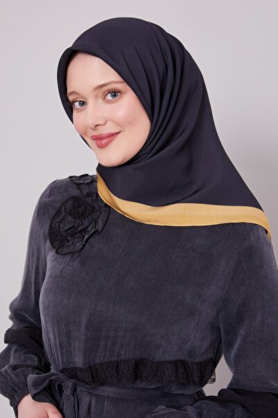 Levidor Mustard Edge Stripe Aura Scarf