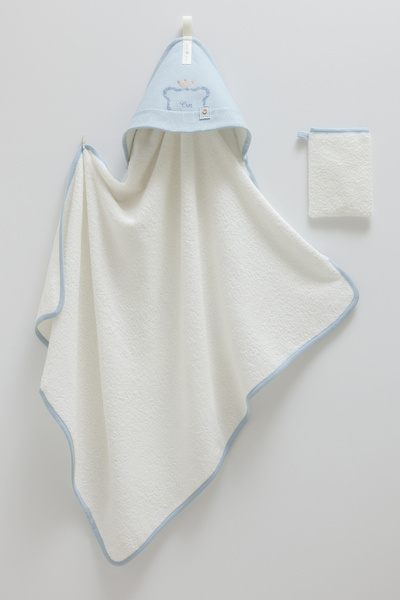 Caramell Newborn Swaddle Towel 82^90 cm and 1 Piece Pouch Knitted Swaddle Towel