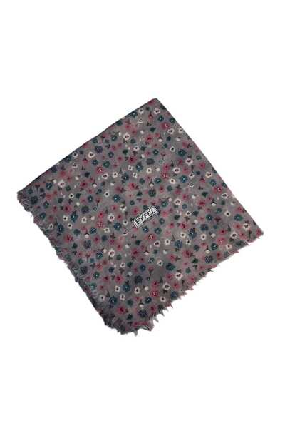 Eyfel FLAMLI PAMUK EŞARP ÇİÇEK DESEN