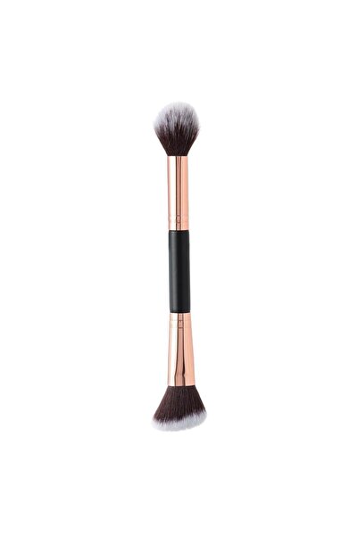 OEM Double Oblique and Oval Brush Black Rose Gold 20cm