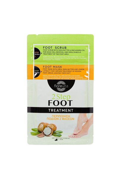 OEM Kit Ingrijire Picioare Crema Exfolianta & Masca 1 pereche - Fiorevita