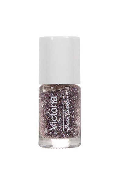 OEM Long Lasting Pink Glitter Nail Polish - 6ml