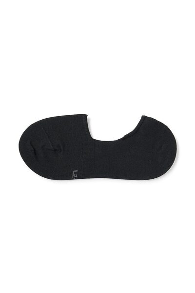 Muji Thin No-Show Socks with Heel Grip (Reclaimed Cotton)