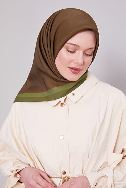 Levidor Coffee Edge Stripe Aura Scarf