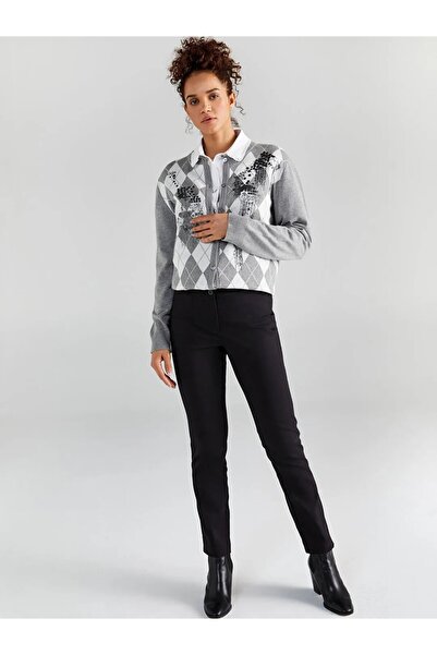 Faik Sönmez Slim Fit Classic Trousers 00052-26K Black