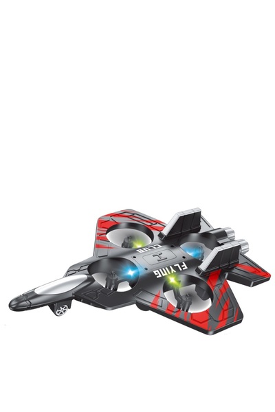 XYJX Drone LED Işıklı 2,4 Ghz Uzaktan Kumandalı Uçak, 360° Dönüş,Tek Tuşla Dö...