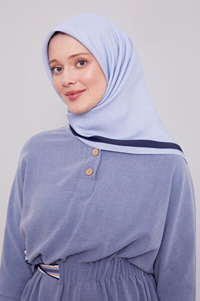 Levidor Baby Blue Edge Stripe Aura Scarf