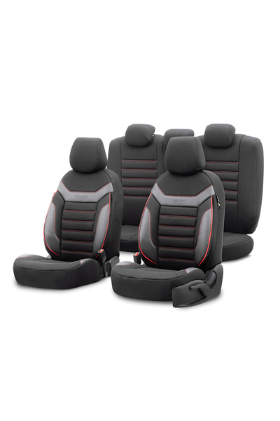 Umbrella SET HUSE SCAUN INDIVIDUALE ROȘII - AutoMIV