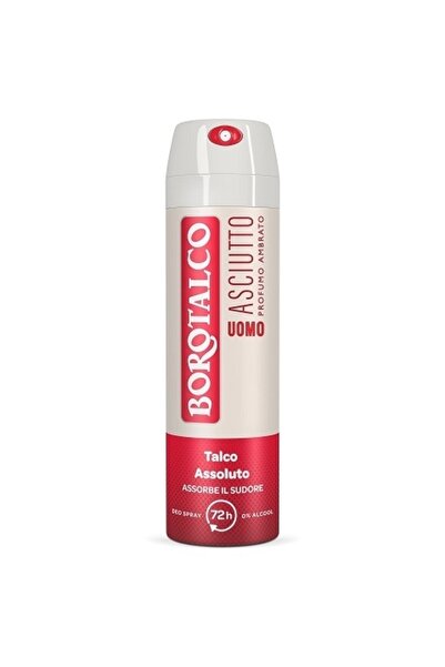 Borotalco Deodorant pentru barbati Spray Asciutto cu chihlimbar, 150 ml