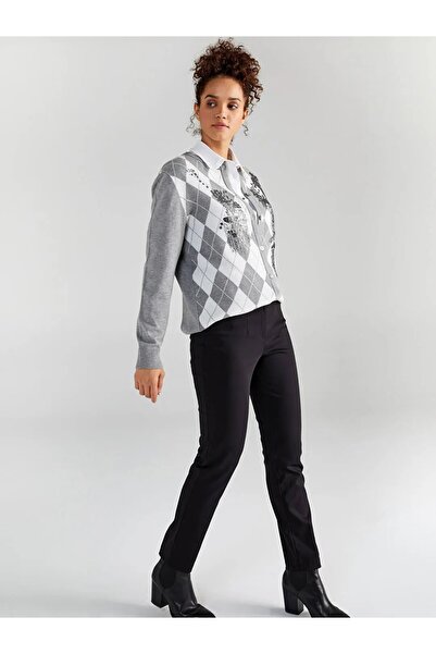 Faik Sönmez Slim Fit Classic Trousers 00052-26K Black