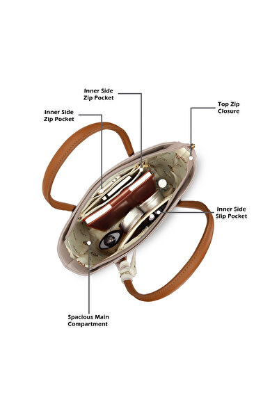 LAVIE SIGNATURE Women's St.George Large Tote (White)