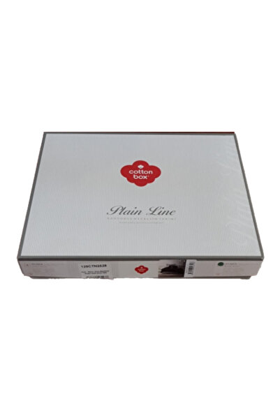 Cotton Box 100% cotton bed linen for 1 person, Cotton Box, Plain Beige/Cream