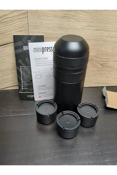 Wacaco Minipresso Kit for Minipresso Large Water Tank with 3 Filter Baskets, for Lungo Espresso
