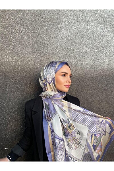 sem oyuncak Luxury Voile Silk Shawl Hijab Foulard Scarf Shawl Floral Pattern 70 X 180 cm