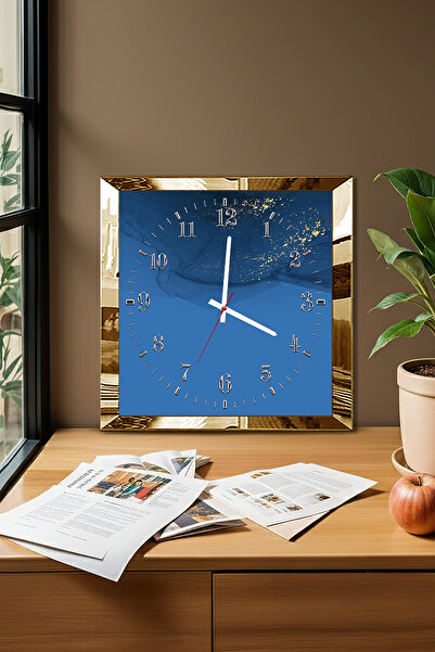 Zevahir Mobilya Dekorasyon Ceas de perete decorativ din MDF cu tematică albas...