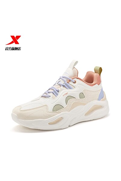 Xtep Femei Canvas Alb/Ivory Pink Retro 6912670645884