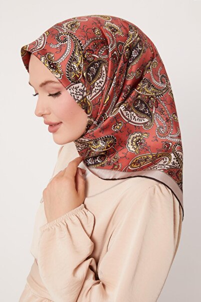 Levidor Mink Mixed Retro Twill Silk Scarf