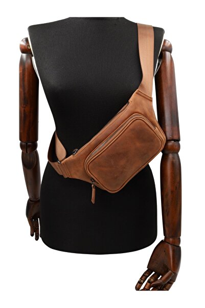 Meskanto Pera Genuine Leather Men's Side and Chest Bag