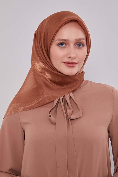 Levidor Brown Double Color Amber Scarf