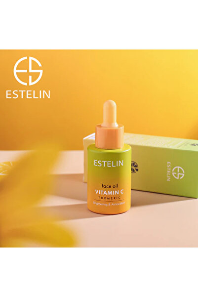 ESTELİN زيت فيتامين سي المنشط للوجه مع خلاصة الكركم