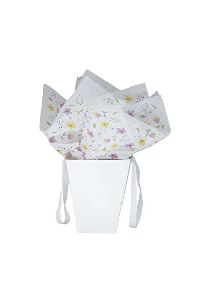 Papette Set of 50 pieces FLORAL tissue paper Model 8