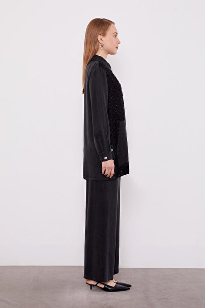 Levidor Siyah Sim Detaylı Cupra İkili Takım