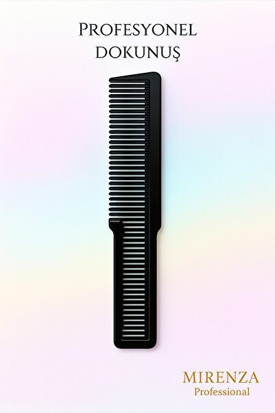 mirenza cosmetic Pieptene pentru tuns părul profesional, negru, durabil, anti...