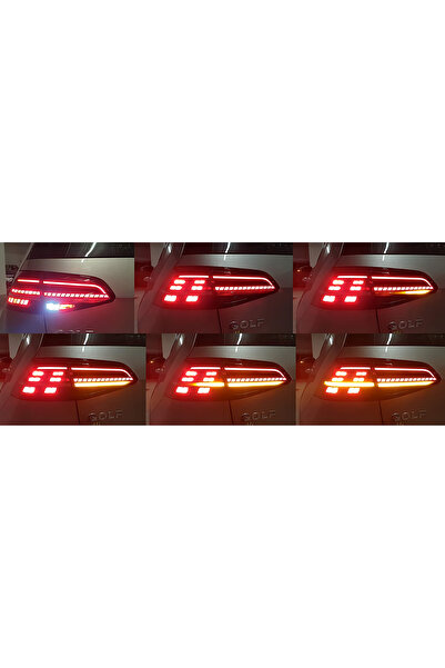 OEM 2012 - 2020 VW GOLF 7 VE 7.5 UYUMLU HİGHLİNE 7.5 LED STOP TAKIMI