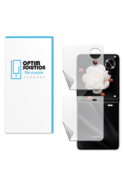 Optim Solution Folie Hidrogel Spate Mat pentru Honor Magic V Flip, Textura Ma...