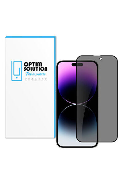 Optim Solution Folie PitchPRIVACY sticla pentru Apple iPhone 15 Plus, AntiSpy...