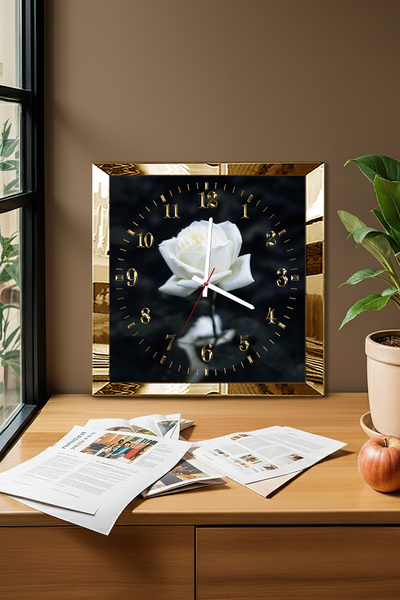 Zevahir Mobilya Dekorasyon Ceas de perete decorativ din MDF cu tematică trand...