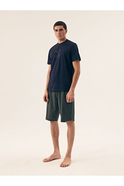 Henderson Men's Pajama 2-Piece Set Shorts & T-Shirt 100% Cotton Relaxed Fit Breathable Comfortable | Dreamer