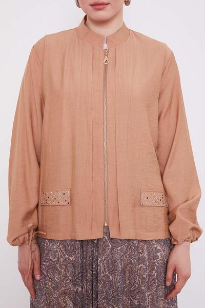 Levidor Camel Ethnic Pattern Skirt Set