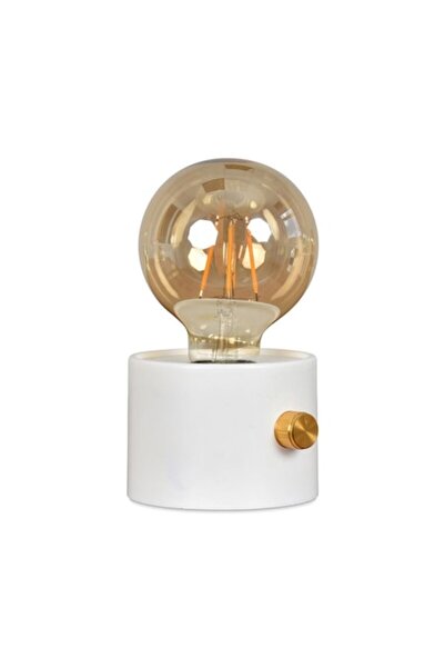 Doty Mini lampa de masa ModishLight Doty®, design elegant, lumina calda, accente aurii