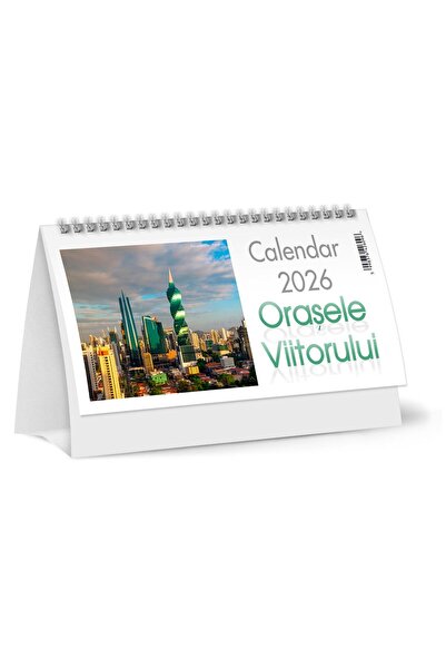 Libra Calendar de birou 2026 - Orașele viitorului