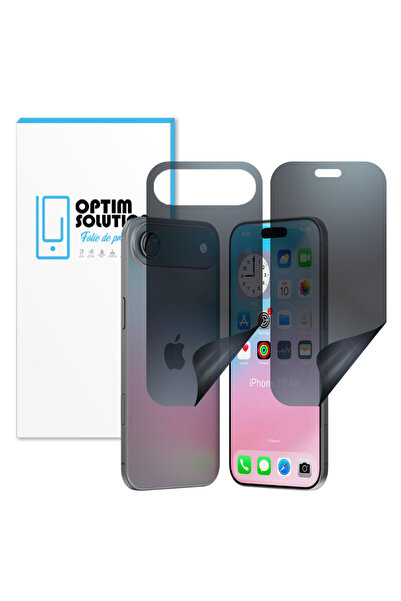Optim Solution Folie Hidrogel PRIVACY Fata-Spate pt. Apple iPhone 17 Air, Ant...