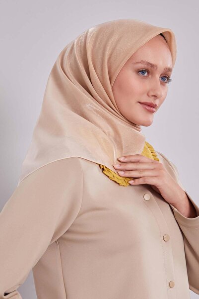 Levidor Latte Double Color Amber Scarf