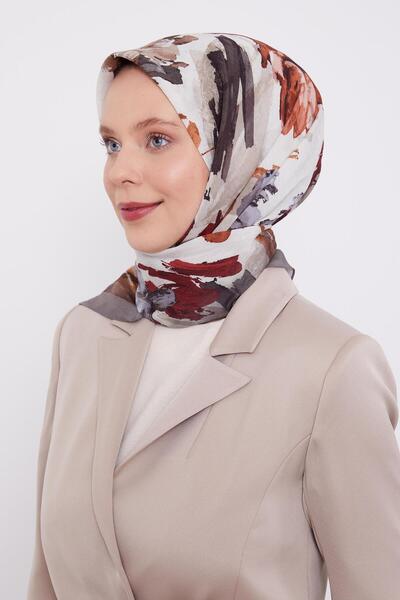 Levidor K.Vizon Abstract Pattern Modal Silk Scarf