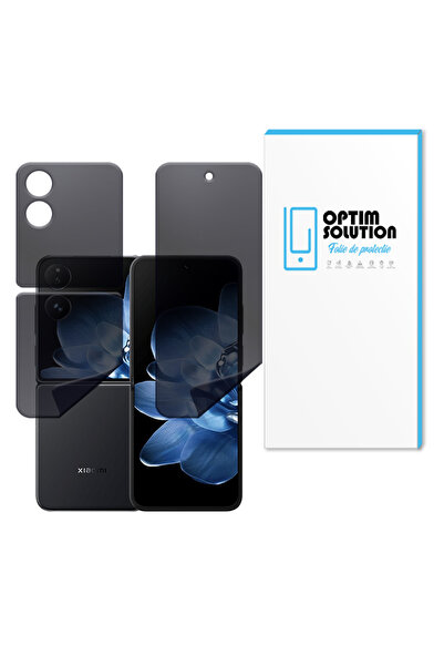 Optim Solution Μεμβράνη υδρογέλης απορρήτου εμπρός-πίσω για Xiaomi Mix Flip, ...