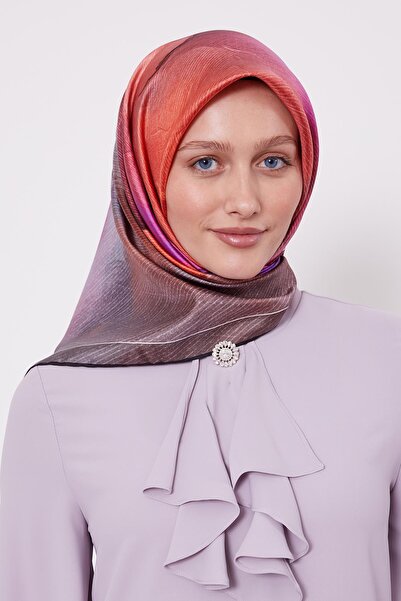 Levidor Black Bohemian Transitional Twill Silk Scarf