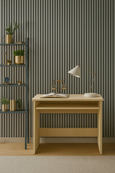 UnicSpot Birou Ivett, stejar alb, 80x48x73 cm