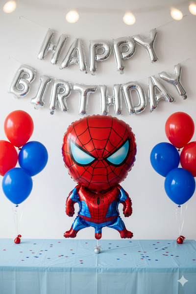 Umamiçe بالون فويل بتصميم سبايدر مان