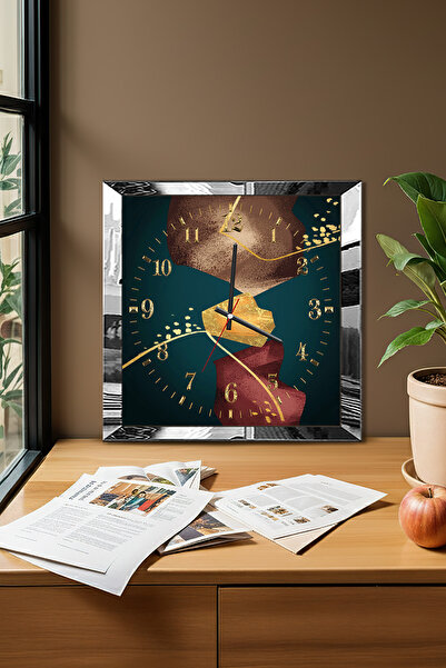 Zevahir Mobilya Dekorasyon Διακοσμητικό ρολόι τοίχου MDF με θέμα το χρόνο με ...