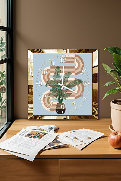 Zevahir Mobilya Dekorasyon Διακοσμητικό ρολόι τοίχου από MDF με θέμα τον ειδώ...