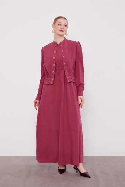 Levidor Dusty Rose Padded Cupra Jacket Set